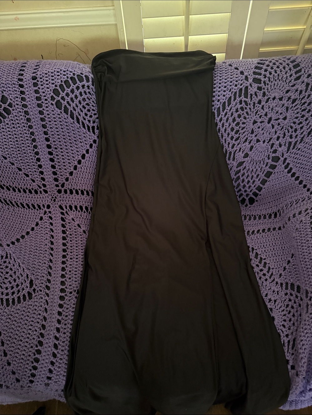Strapless Black Women's Dress - Classic Tube Dress